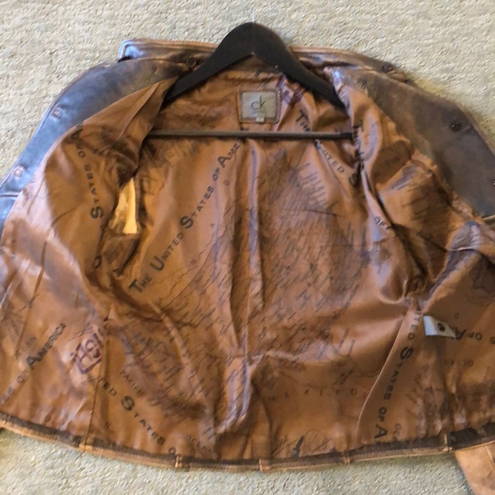 Ck Leather Jacket - image 4